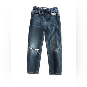 Lucky Brand Kids Little Boys Size 6 Straight Blue Drawstring Tie Casual Jeans